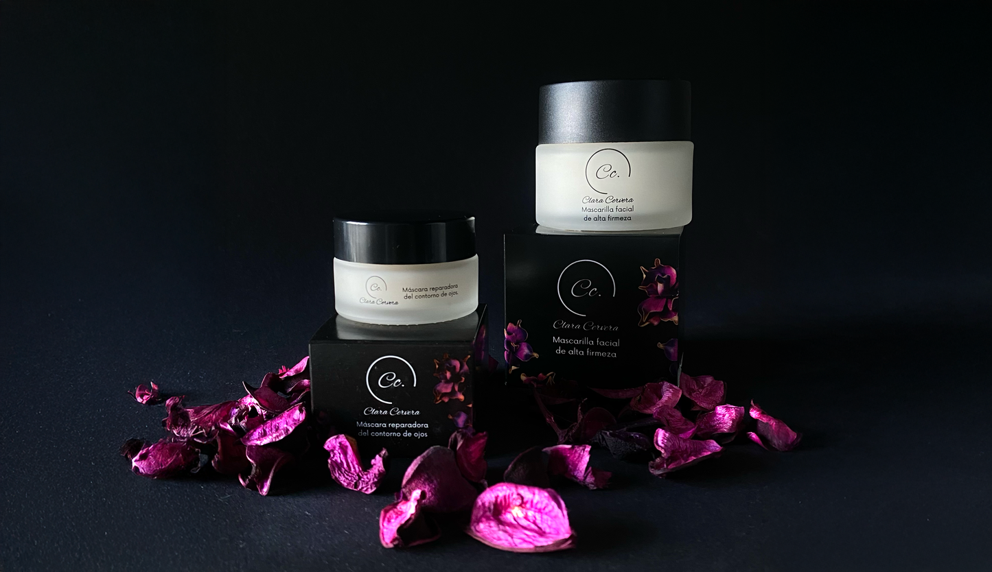 Pack Mascarilla Facial Alta Firmeza y Máscara Reparadora del Contorno de Ojos
