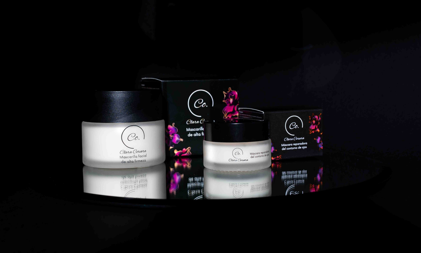 Pack Mascarilla Facial Alta Firmeza y Máscara Reparadora del Contorno de Ojos