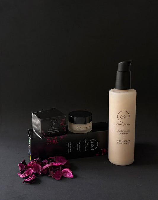 Pack Gel Limpiador Nutritivo y Máscara Reparadora del Contorno de Ojos